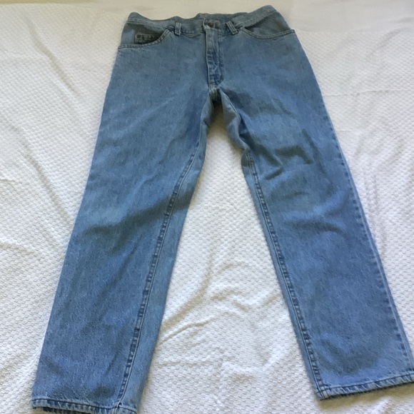 Riders by Lee Light Blue Men's Straight Jeans - Picture 1 of 5